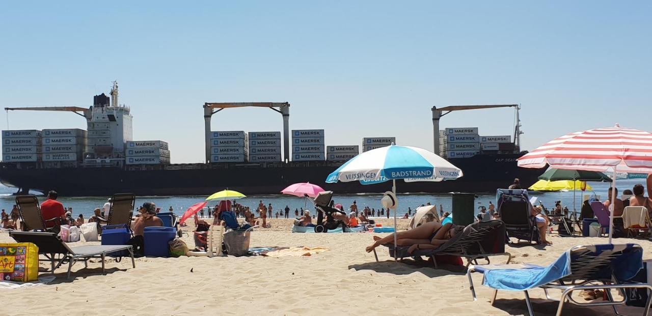 Rijksmonument Havenzicht, Met Zeezicht, Ligging Direct Aan Zee En Centrum فليسينْخين المظهر الخارجي الصورة