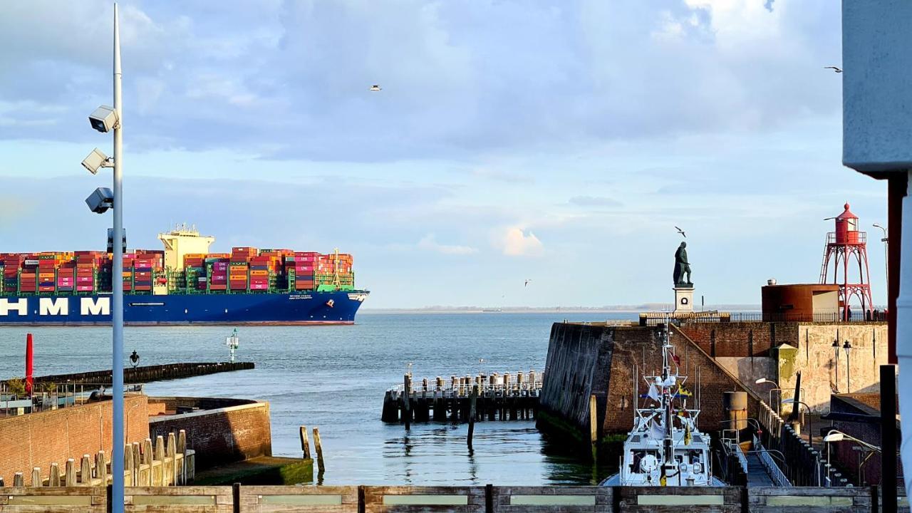 Rijksmonument Havenzicht, Met Zeezicht, Ligging Direct Aan Zee En Centrum فليسينْخين المظهر الخارجي الصورة