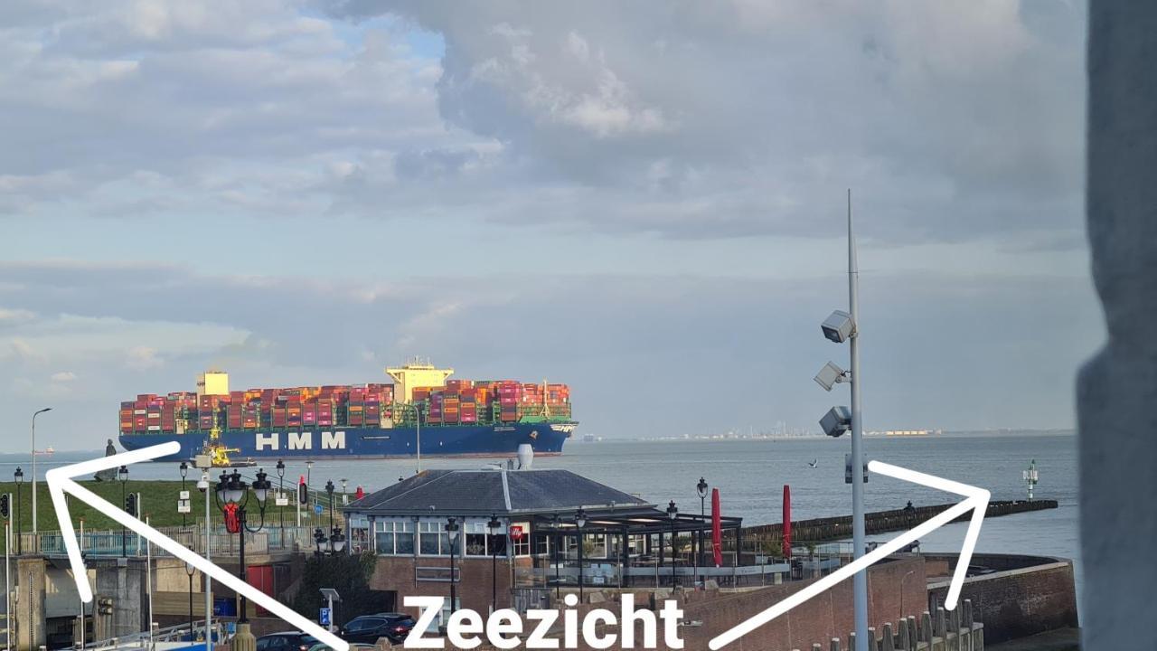 Rijksmonument Havenzicht, Met Zeezicht, Ligging Direct Aan Zee En Centrum فليسينْخين المظهر الخارجي الصورة